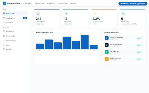 AutoApplyMax: Automate Job Applications & AI Resume Builder - Screenshot 2