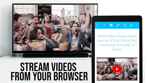 TV Cast for Android TV ডাউনলোড করুন – সেরা ওয়েব ব্রাউজার স্ট্রিমিং - Screenshot 6