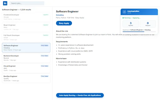 AutoApplyMax: Automate Job Applications & AI Resume Builder - Screenshot 3