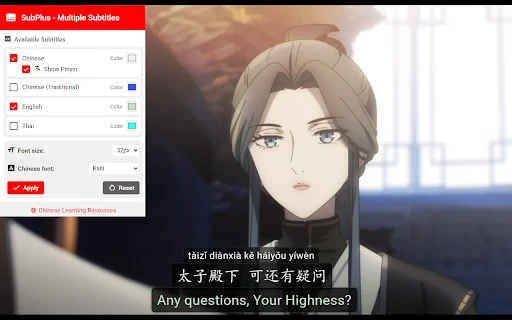 SubPlus: Display Multiple YouTube Subtitles – Enhance Learning - Screenshot 1